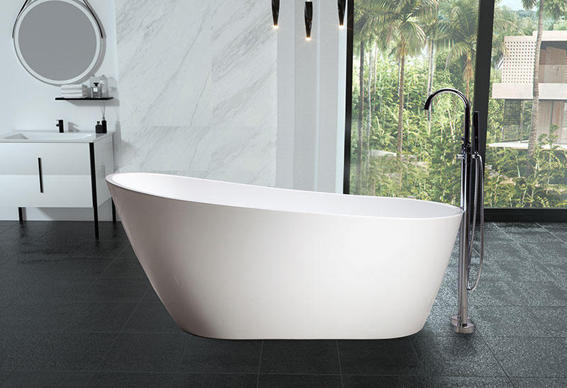 59 63 67 inch Moden Freestanding Soaking Bathtub