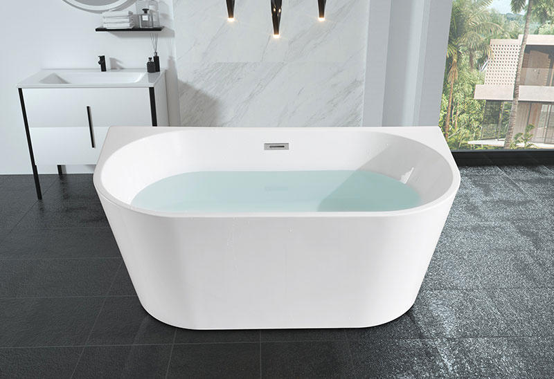 59 Inch Acrylic Soaking Bath tub