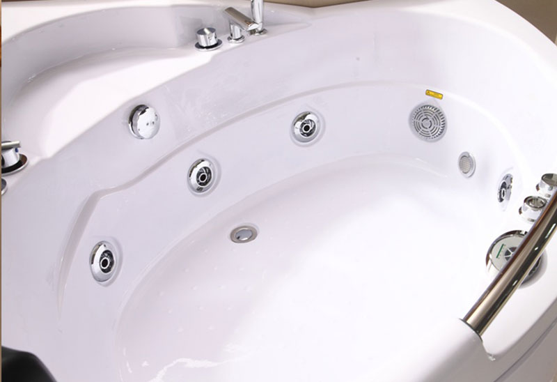 What are the different materials available for drop-in bathtubs?