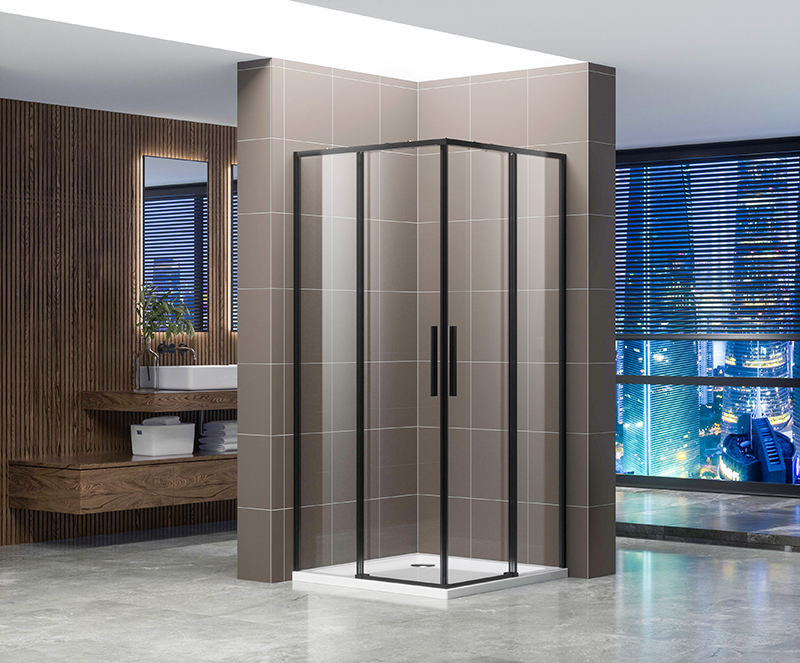 What are the differences and advantages of frameless glass shower doors?