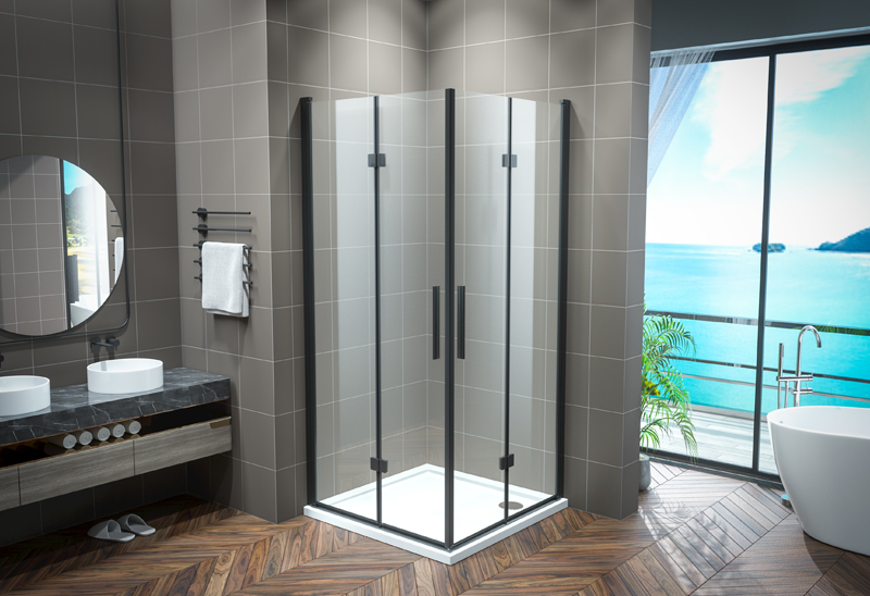 A422-13  6/8mm Quadrant Pivot Folded Shower Enclosure
