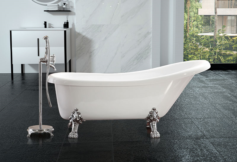 67 inch Vintage Clawfoot Bathtubs Freestanding