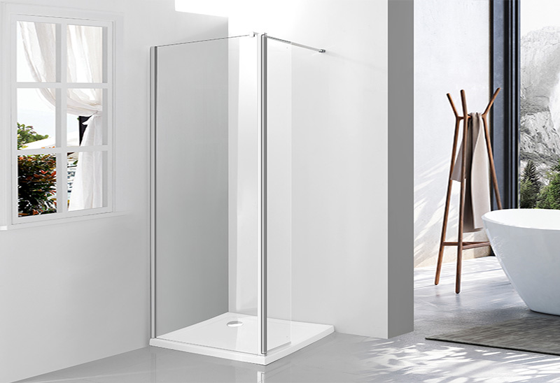542-12 5/6mm Bathroom Wet Room Walk In Shower Enclosure