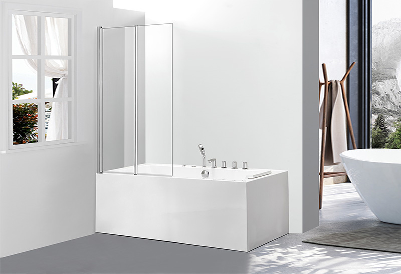 542-2 5/6mm Tempered Glass Bath Screens For Bathroom Tub
