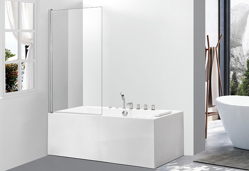 542 5/6mm Tempered Glass Bath Glass Screen on Bathtub