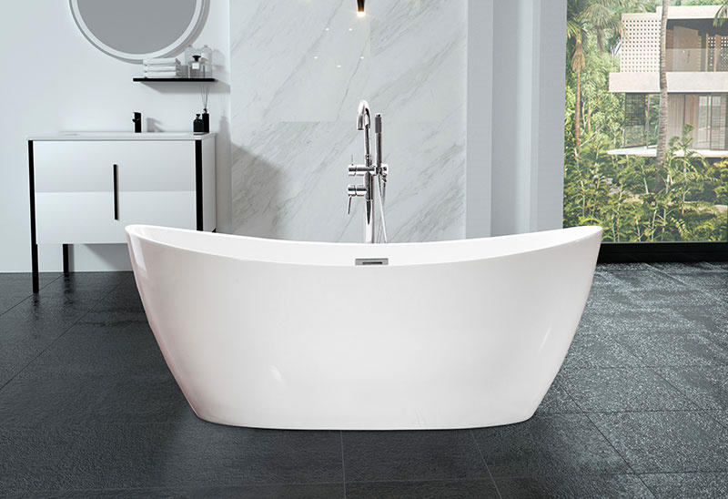 59 63 67 Inch Acrylic Stand Alone Bath tub