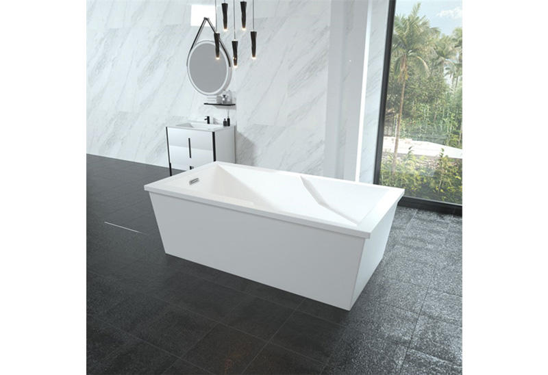 59 66 inch Rectangular Freestanding Bathtub