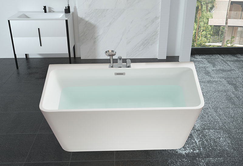 59 67 InchRectangular Freestanding Bathtub