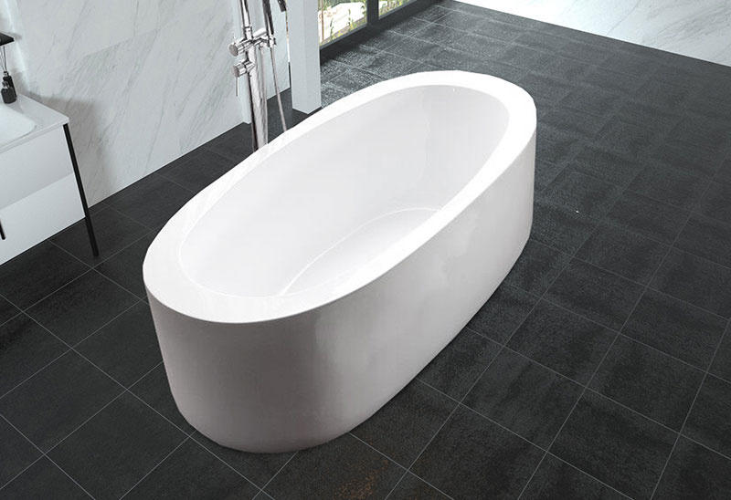 59 inch Oval shaped Soaking Freestanding Bathtub