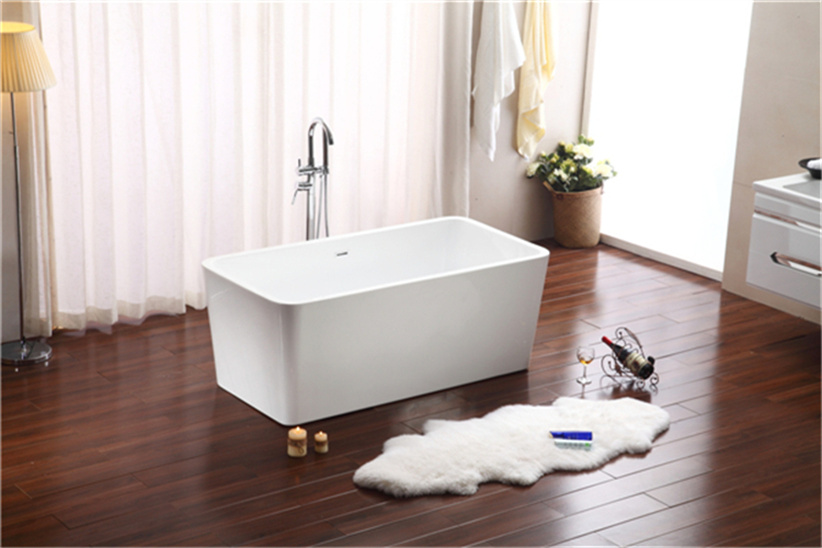 60 inch Acrylic Stand Alone Movable Bathtub