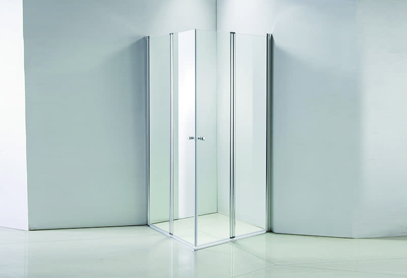 622-9 5/6mm Pivot Open 2 Sided Shower Box