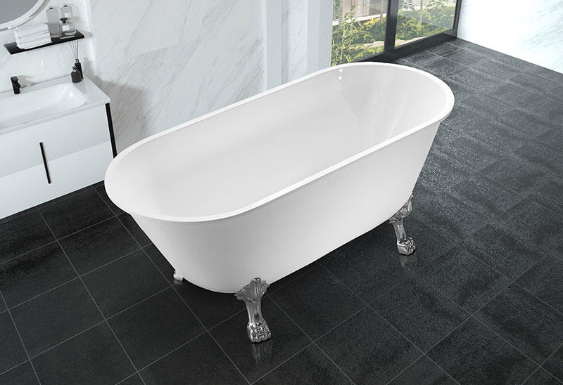63 inch Acrylic Freestanding Bathtub With Feet