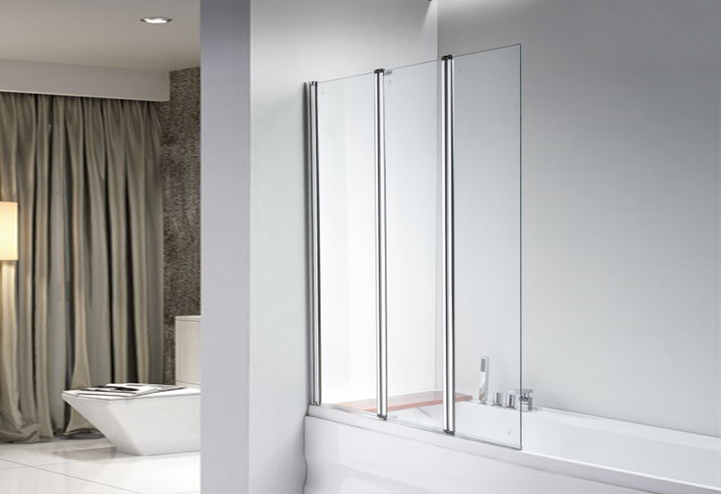 642-3 5/6mm Tempered Glass Shower Bath Screen