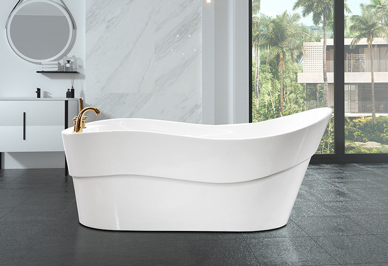 67 inch Large Plastic Freestanding Bathtubs