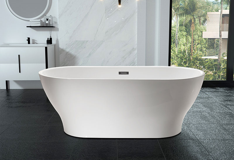 67 Inch Moden Stand Alone Bathtub
