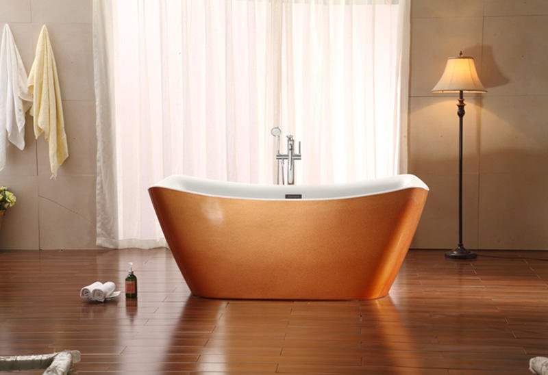70 inch Pearl Golden Luxury Freestanding Bathtubs