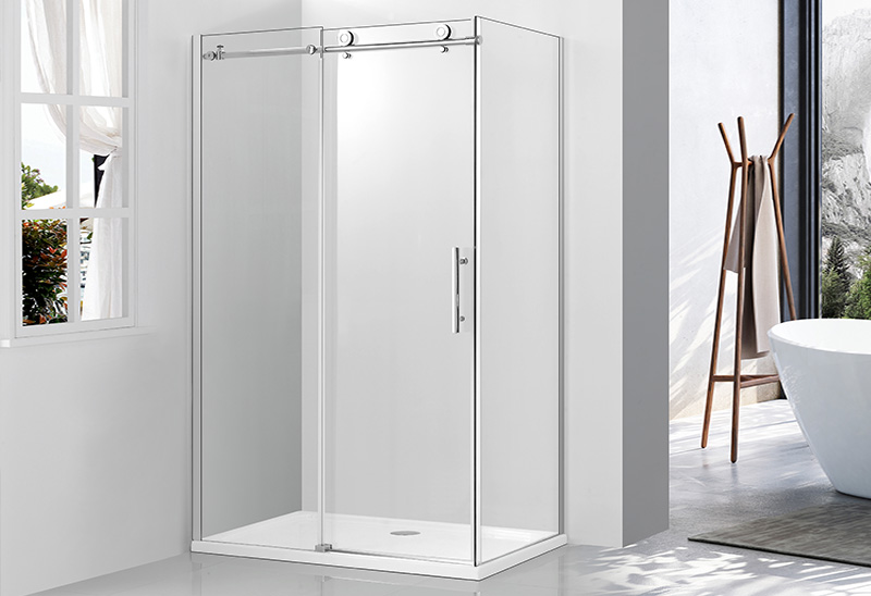9180C 6/8mm Glass Door Rectangular Sliding Shower Enclosure