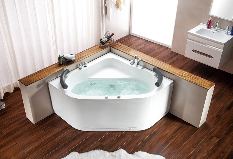 A043 130cm Two Person Whirlpool Jacuzzi Bathtub