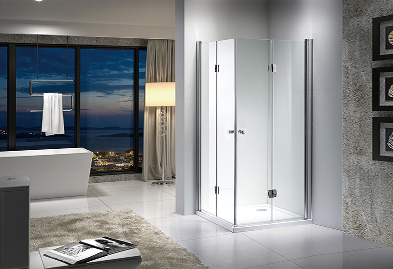 A1011-4F 5/6mm Glass Square Shape Hinge Shower Enclosure