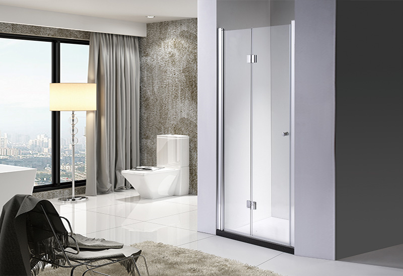 A1011C-2P 5/6mm Glass Pivot Hinge Open Straight Shower Door