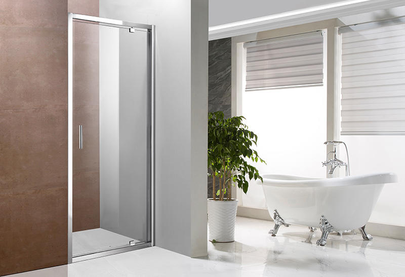 A1444 4/5/6mm Glass Pivot Shower Door Screen for Bathroom