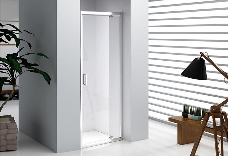 A1800K 4/5/6mm Glass Pivot Door Staight Shower Enclosure