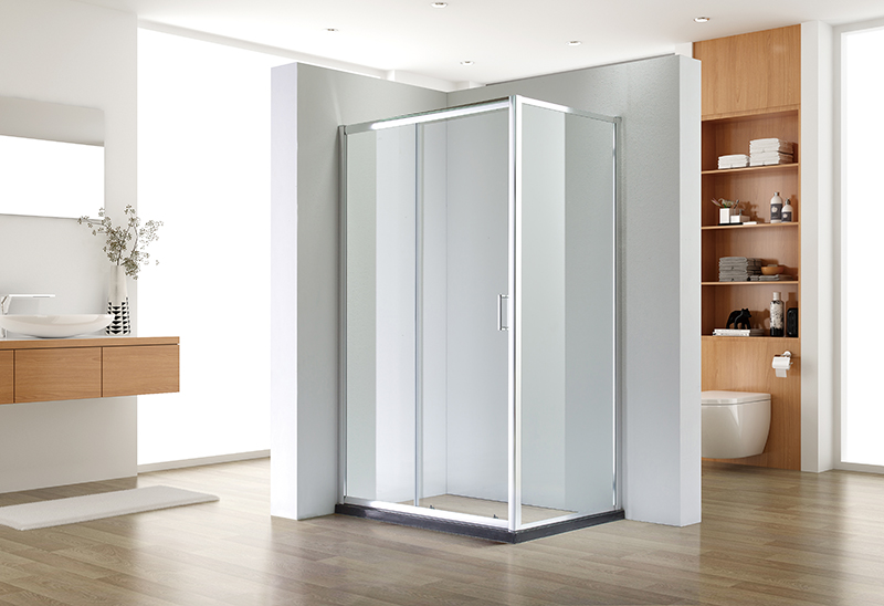 A1800T-W 4/5/6mm Glass Sliding Door Rectangular Shower Box