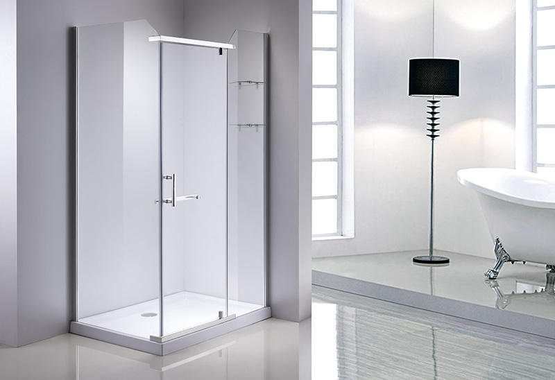 A1008F 5/6/8mm Glass Hinge Open Door Rectangular Shower Room