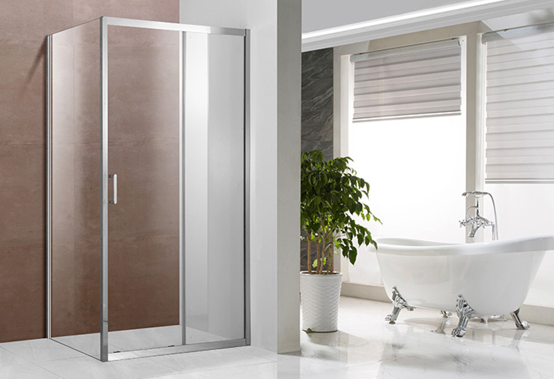A1331 5/6mm Glass Rectangular Sliding Shower Enclosure