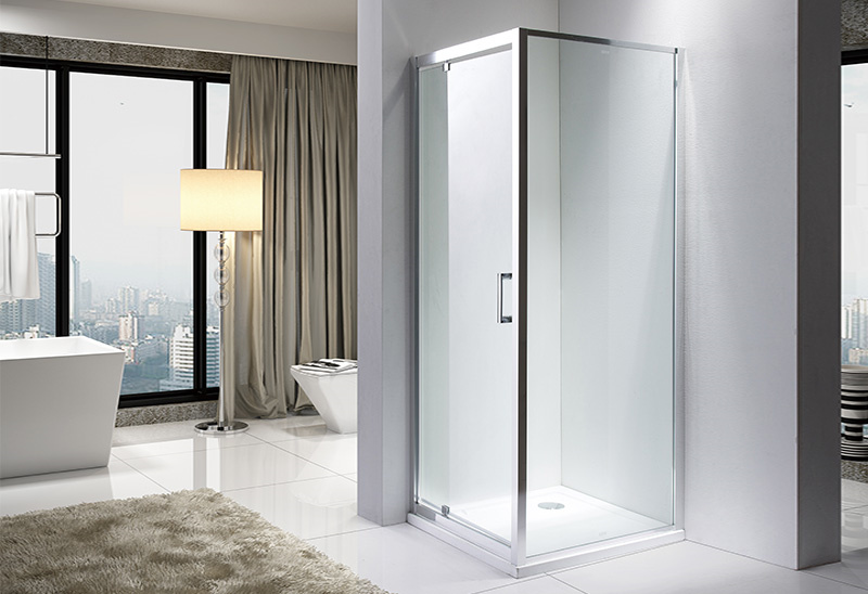 A1524 5/6/8mm Transparent Glass Fast Fit Pivot Shower Enclosure