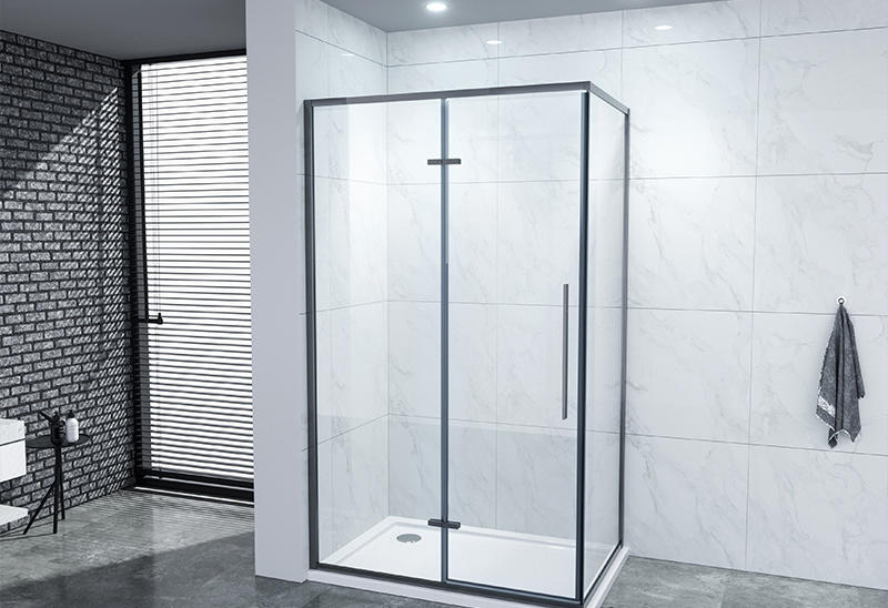 A2212 STEEL GRAY 5/6mm Rectangle Glass Shower Enclosure