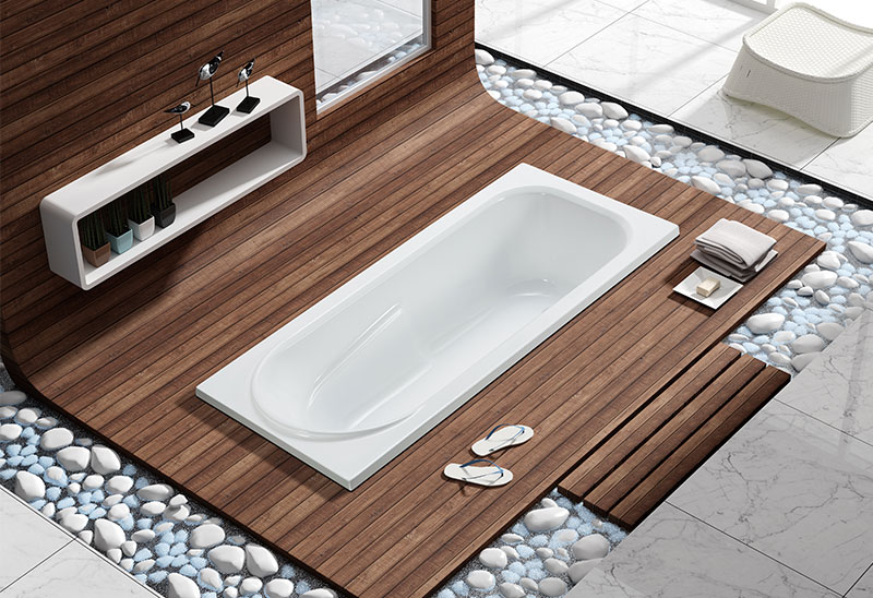 How about a built-in bathtub?