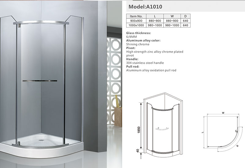 Why does a custom shower room appear?
