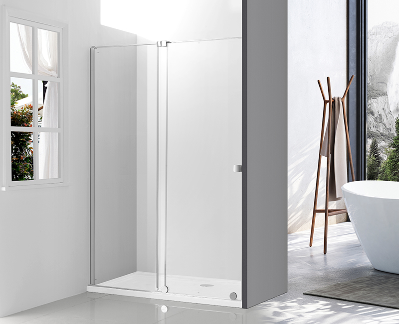 A2641 6/8mm chromed sliding shower screen