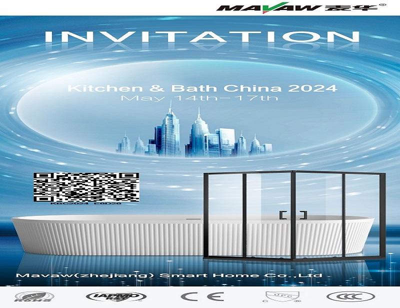 Mavaw (Zhejiang) Smart Home Co. Ltd will participate in Kitchen & Bath China 2024