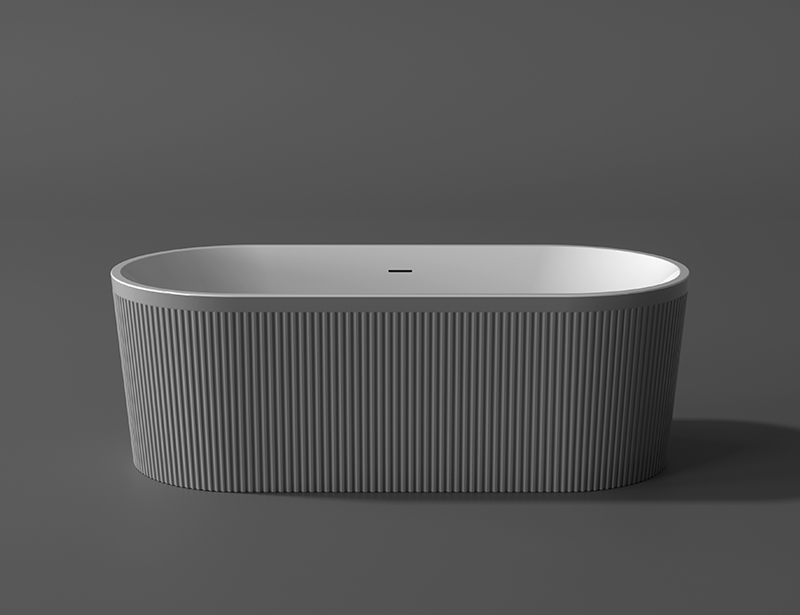 MV020D Grey 59 67 inch Moden Freestanding Soaking Bathtub